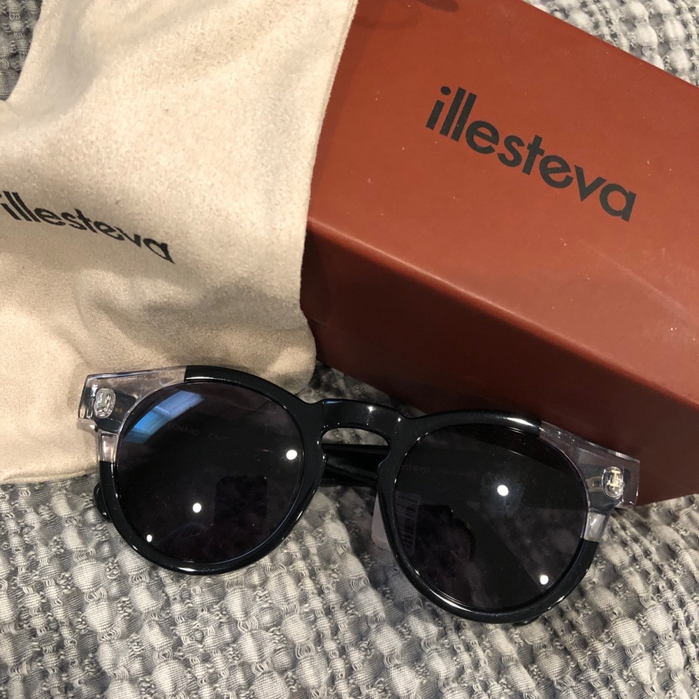 Illesteva new black Leonard sunglasses